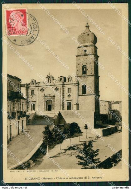 Matera Stigliano STRAPPINO FG cartolina ZK0900