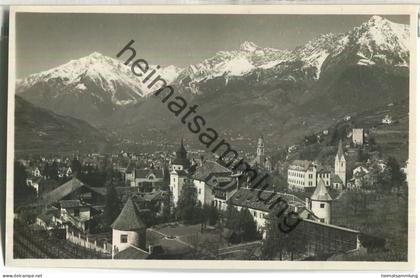 Panorama di Merano - Foto-Ansichtskarte - Editore Leo Baehrendt Merano