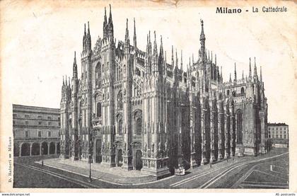 B366 Italy Milano Milan 1908 Cattedral Cathedral postcard
