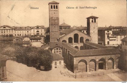 Italia - Italie - Italie - Milano - Milan - Chiesa di Sant'Ambrogio - CPA