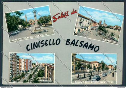 Milano Cinisello Balsamo Saluti foto FG cartolina BB8010