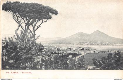 B660 Italy Napoli Naples Panorama vintage postcard