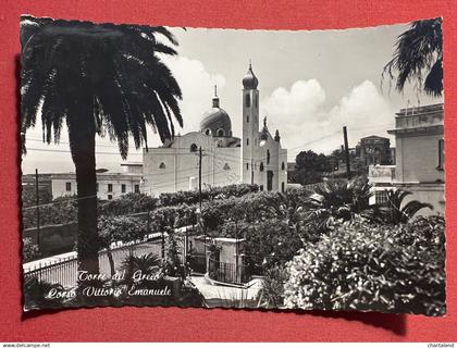 Cartolina - Torre del Greco ( Napoli ) - Corso Vittorio Emanuele - 1959