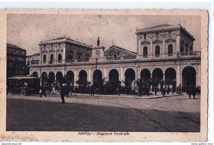 Napoli – Stazione Centrale – Carrozze e Tram d’Epoca – primi '900 - non viaggiata