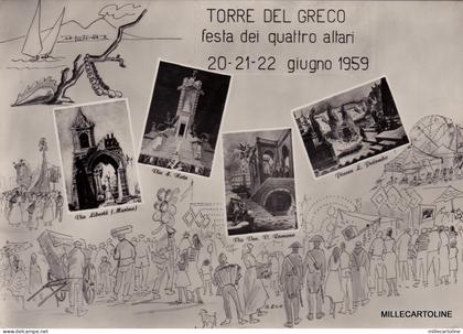 # TORRE DEL GRECO: FESTA DEI QUATTRO ALTARI  1959
