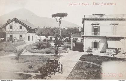 Cartolina Dintorni di Napoli - Torre Annunziata - 1900