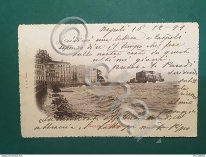 Cartolina Naples - Chiatamone - 1912 ca.