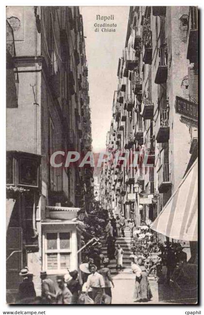Italia - Italie - Italy - Naples - Napoli - Gradinata di Chiaia - CPA