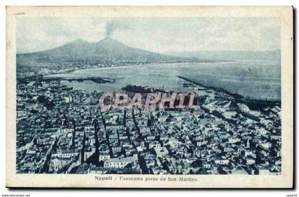 Italy - Italie - Napoli - Naples - Panorama preso da San Martino - CPA