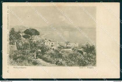 Napoli Città Golfo Napoli Vesuvio cartolina MX5637