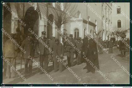 Napoli Città Uomini Divisa Reduci Foto cartolina MX7873