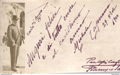 NAPOLI: Napoli Palazzo Reale 1900, fotocartolina edizione privata