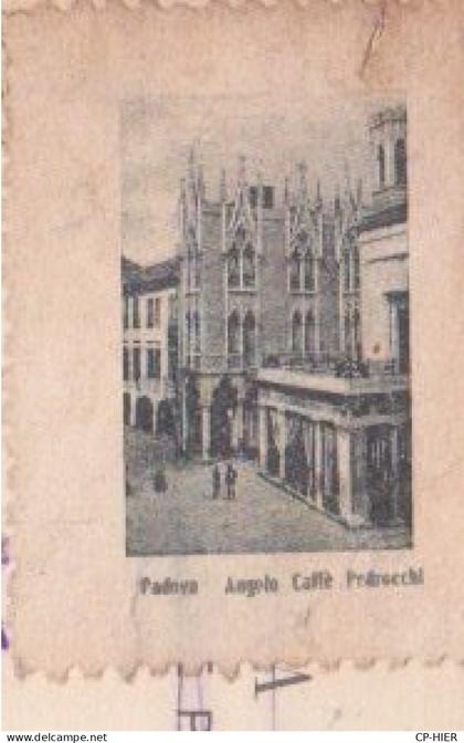 1900 - ITALIE - ITALIA - VENETO - PADOVA - PADUA - LOGGIA AMULEA - 1906 + RARE VIGNETTE COLLE AU DOS