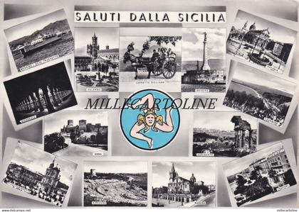 PALERMO:  Saluti dalla Sicilia - varie citta'