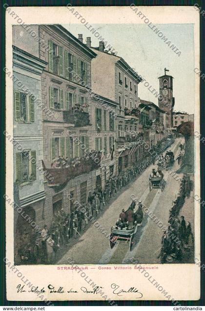 Pavia Stradella cartolina QK4911