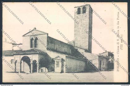 Perugia Foligno cartolina MQ1418