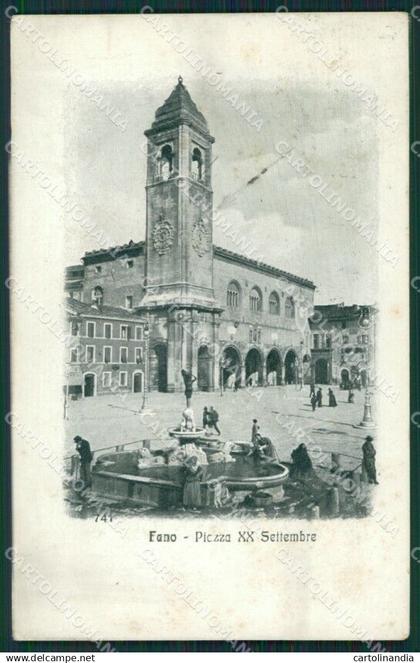 Pesaro Fano cartolina KV3467