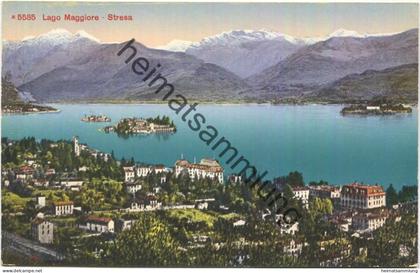 Lago Maggiore - Stresa - Verlag Photoglob Zürich - Rückseite beschrieben