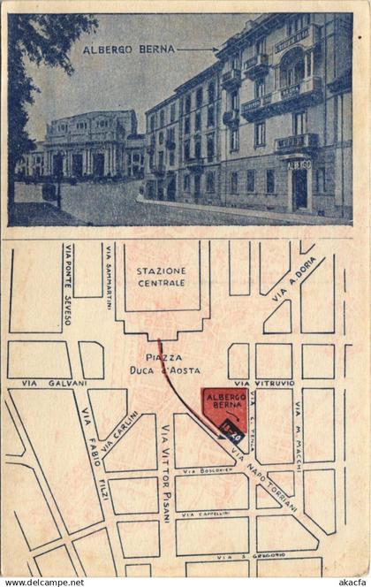CPA Albergo Berna Map ITALY (804925)