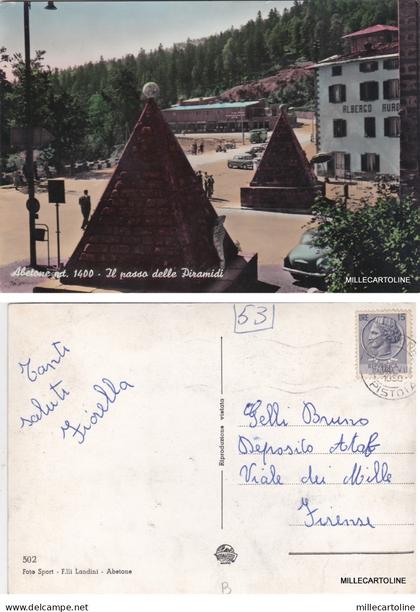 # ABETONE: IL PASSO DELLE PIRAMIDI  1956