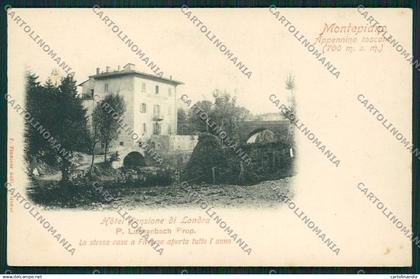 Prato Montepiano cartolina QQ1705
