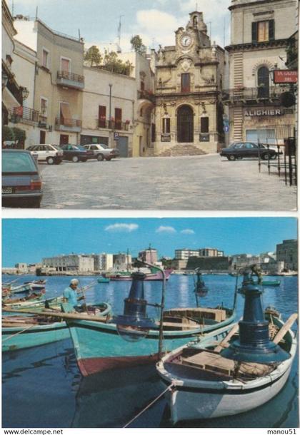 ITALIE - Puglia - 2 CP : BISCEGLIE - ORIA