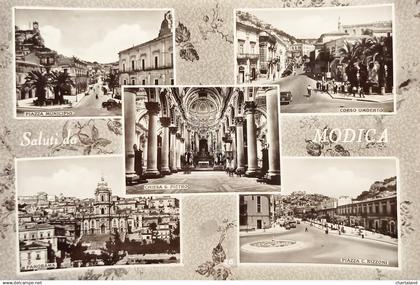 Cartolina - Saluti da Modica ( Ragusa ) - Vedute diverse - 1959