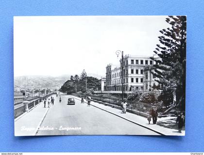 Cartolina Reggio Calabria Lungomare 1957