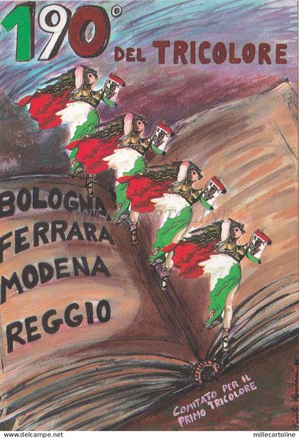 REGGIO EMILIA - 190° del Tricolore - Bologna, Ferrara, Modena, Reggio