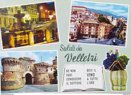 Cartolina - Saluti da Velletri - Vedute diverse - 1965 ca.