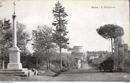 CPA Italie Italie Roma S Sebastiano