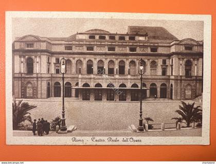 Cartolina - Roma - Teatro Reale dell'Opera - 1920 ca.