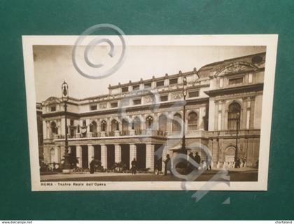 Cartolina Roma - Teatro Reale Dell'Opera - 1930 ca.