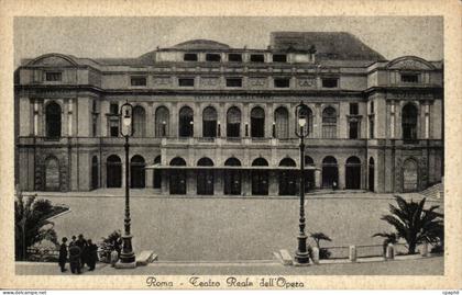 CPA Italie Italia Roma Teatro Reale dell opera