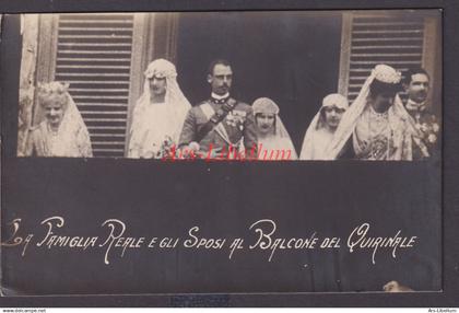 CPA / ROYALTY / Italy / Italie / famille royale / La Famiglia Reale e gli Sposi al Balcone del Quirinale / Ballerini