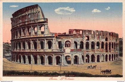 Italy 1912 Roma Rome Il Colosseo Colosseum vintage postcard