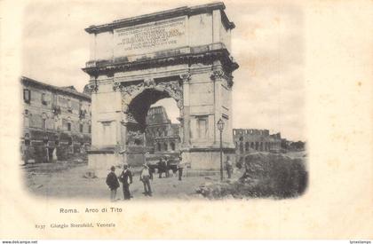Italy Roma Rome Arco di Tito Arch vintage postcard