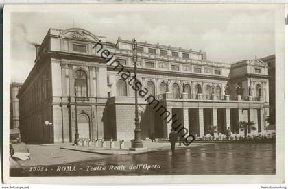 Rom - Roma - Teatro Reale dell'Opera - Foto-AK 30er Jahre