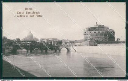 Roma città Castel Sant'Angelo cartolina MT2415