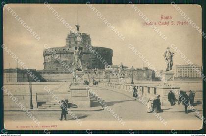 Roma Città Castel Sant'Angelo cartolina QT1816