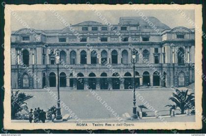 Roma Città Teatro Reale dell'Opera cartolina MX2746