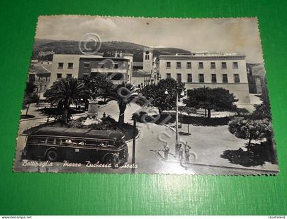 Cartolina Battipaglia - Piazza Duchessa d' Aosta - 1953