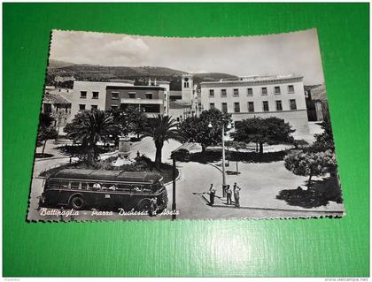 Cartolina Battipaglia - Piazza Duchessa d' Aosta 1953   #1