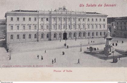 SASSARI: Piazza d'Italia  1908