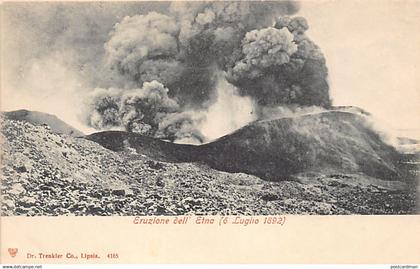 Sicilia - Eruzione dell'Etna - 6 Luglio 1892