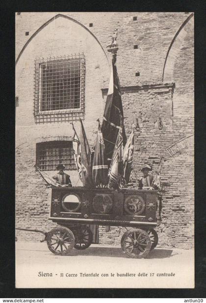$#$#(AD2511)-ITALIA- SIENA-Il Palio di Siena - Il Carro Trionfale con le bandiere ,   nuova  Edizioni Venturini Siena