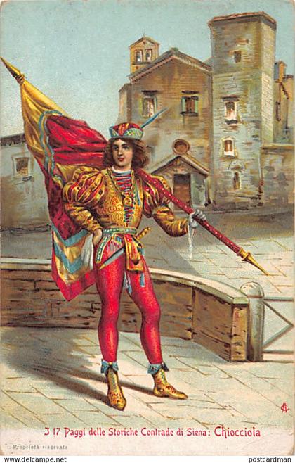 Italia - SIENA - Chocciola - I 17 Paggi delle Storiche Contrade di Siena