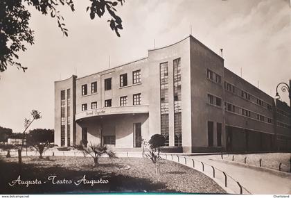 Cartolina - Augusta - Teatro Augusteo - 1953