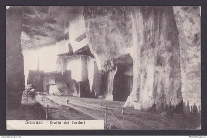 ITALY, Vintge postcard, Syracuse, Grotta dei Cordari