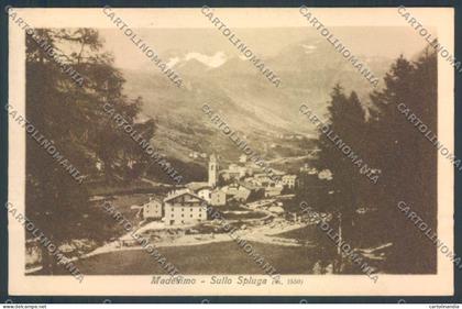 Sondrio Madesimo cartolina LQ5277